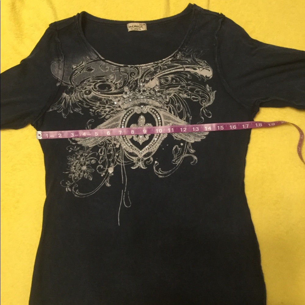 One World Women’s Top Size Medium Blue
